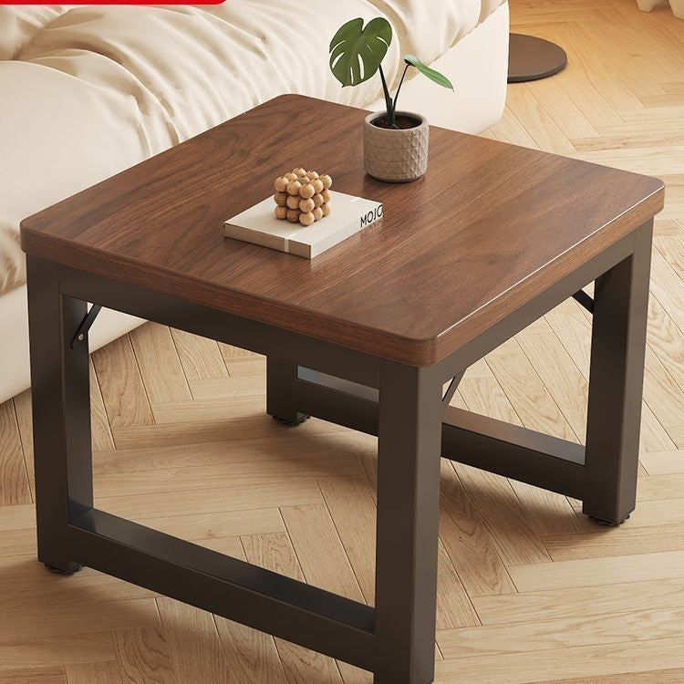 Square table, square family essential coffee table, small corner table, corner dining table, desk, thickened mahjong playing cards