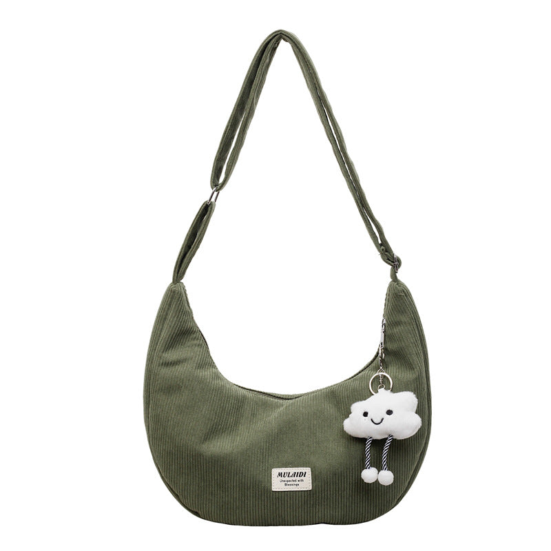 Fall and winter large-capacity bags for women new arrival dumpling bags are popular this year niche style crossbody bags large-capacity shoulder bags