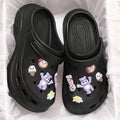 Women's clogs - trendy, cute, and versatile summer footwear: anti-slip, chunky platform, closed-toe design - perfect for beach, work, or everyday wear
