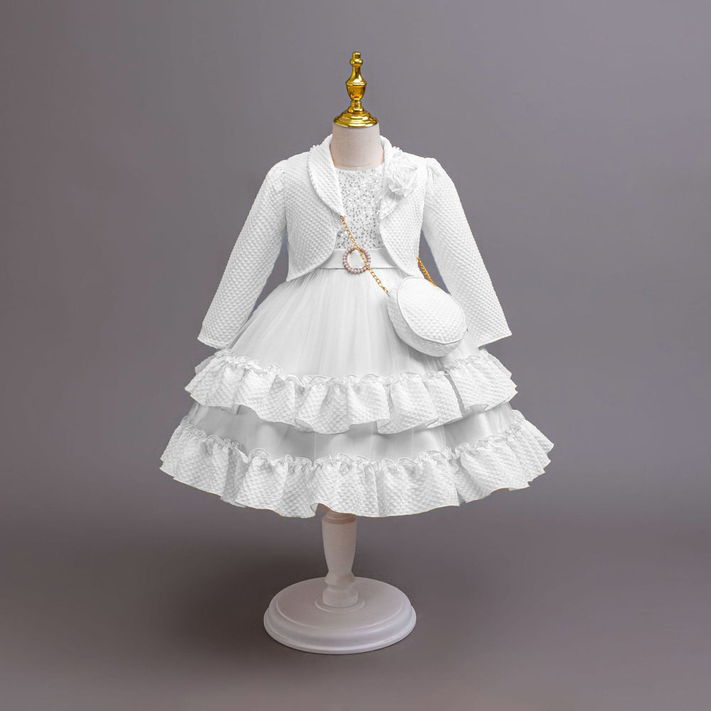 New arrival skirt kids dress tutu sequin princess dress girl six one performance dress kids dress