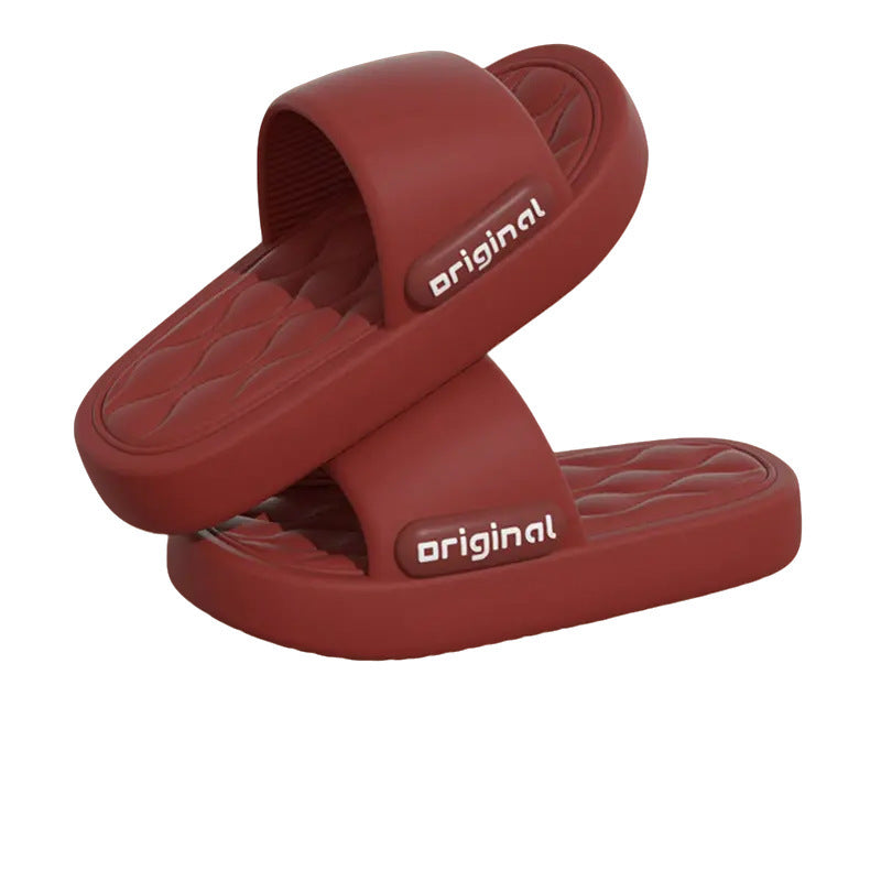 Summer new 2025 women's slippers: non-slip soft sole indoor bathroom slippers for home, wholesale couple's sandals