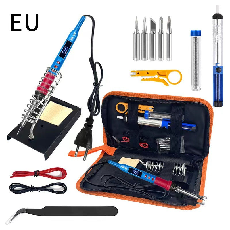 Cross-border special supply of digital display electric soldering iron 80W909L constant temperature adjustable temperature iron experimental computer welding electric iron sleeve