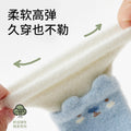 Babylon three-pair baby socks category a dot glue non-slip floor socks cartoon boneless loose mouth infant socks