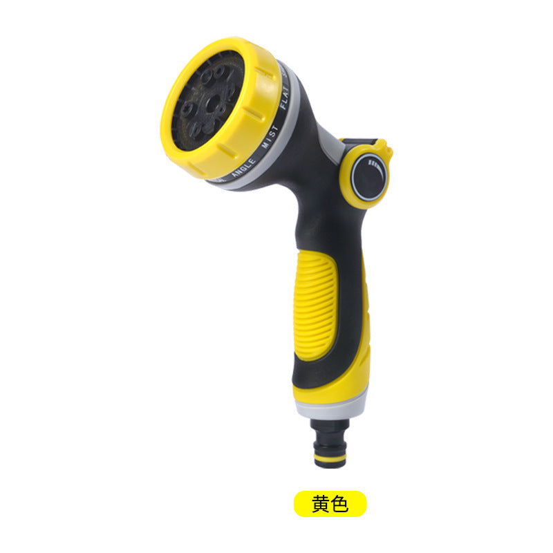 10 functions Garden watering water gun Garden watering artifact Vegetable watering sprinkler ABS glue car wash water gun