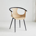 Fashion four-corner creative dining chair thickened plastic back chair milk tea shop restaurant stackable casual negotiation office chair