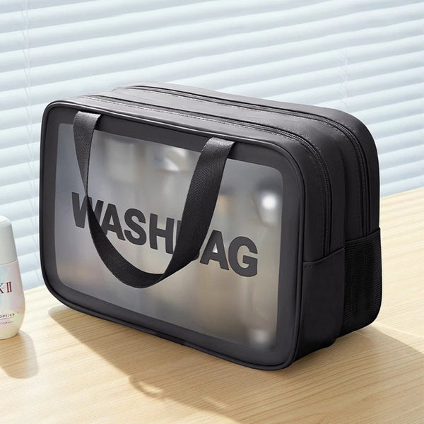 Travel wash bag dry and wet separation portable waterproof cosmetics special storage bag large capacity travel finishing bag