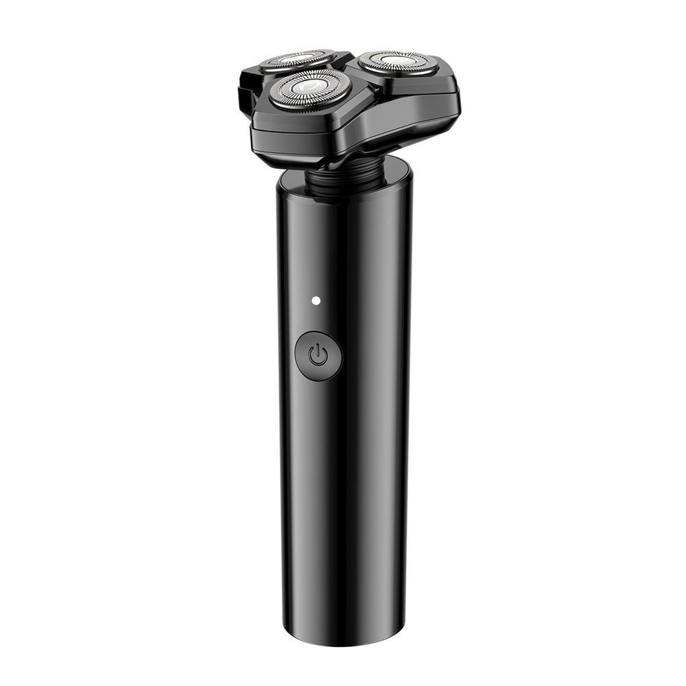 floating veneer magnetic suction 3-blade electric shaver, whole body washable typec fast charging razor wholesale