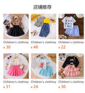 Children's clothingexportfashion cross-border children's clothinglong sleeves pit plaid dress
