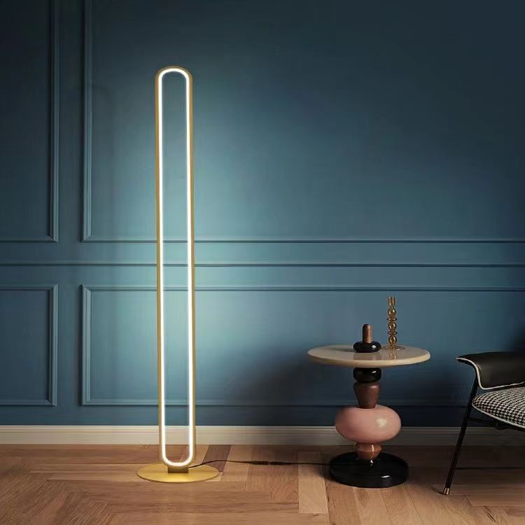 Minimalist chic floor lamp - bedroom bedside decor, living room sofa accent, modern nordic hotel style