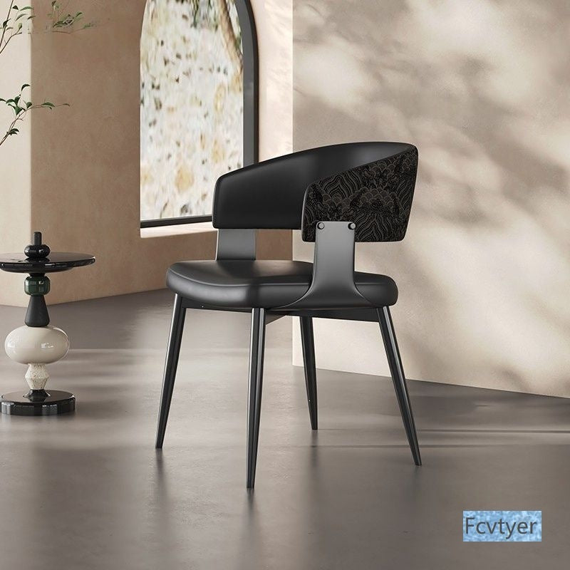 High-end dining chair for home dining table chair accessible luxury tea chair hotel reception negotiation chair casual chair makeup back stool