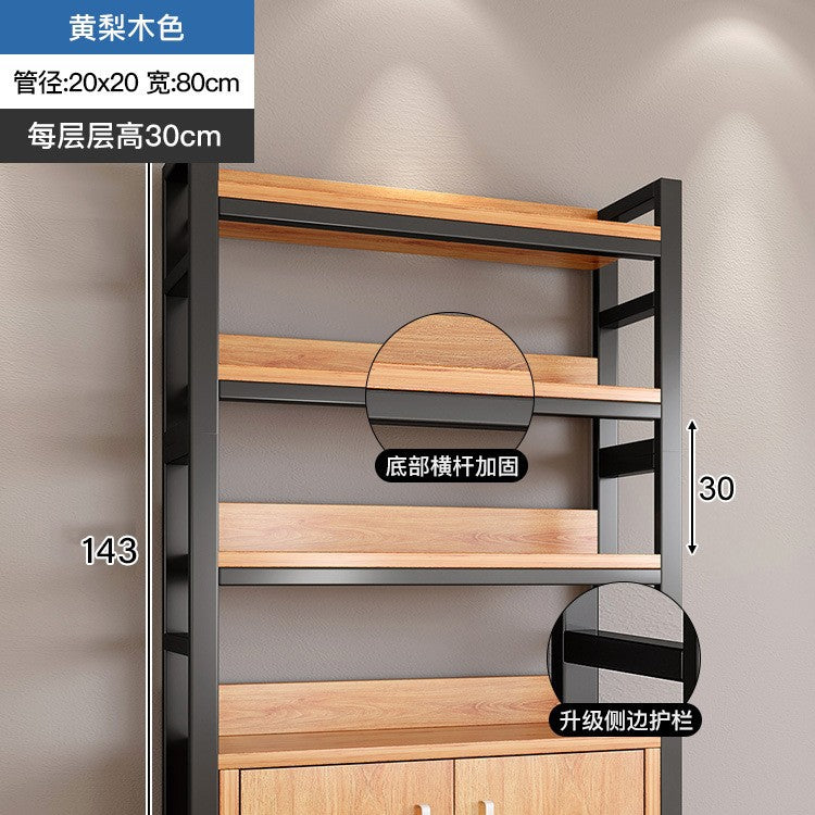 Shelf Multi-layer storage shelf Floor-to-ceiling office locker Shelf Layered shelf Living room display Cabinet with door