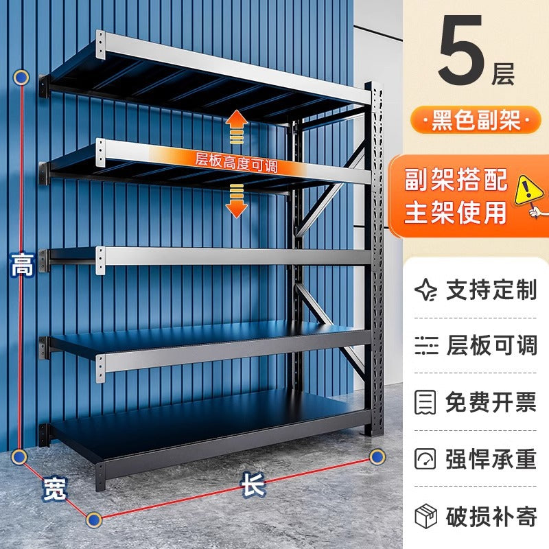 Heavy-duty storage shelving for warehouses, garages, storage rooms, and home organization. ideal for supermarkets, express delivery, and display purposes