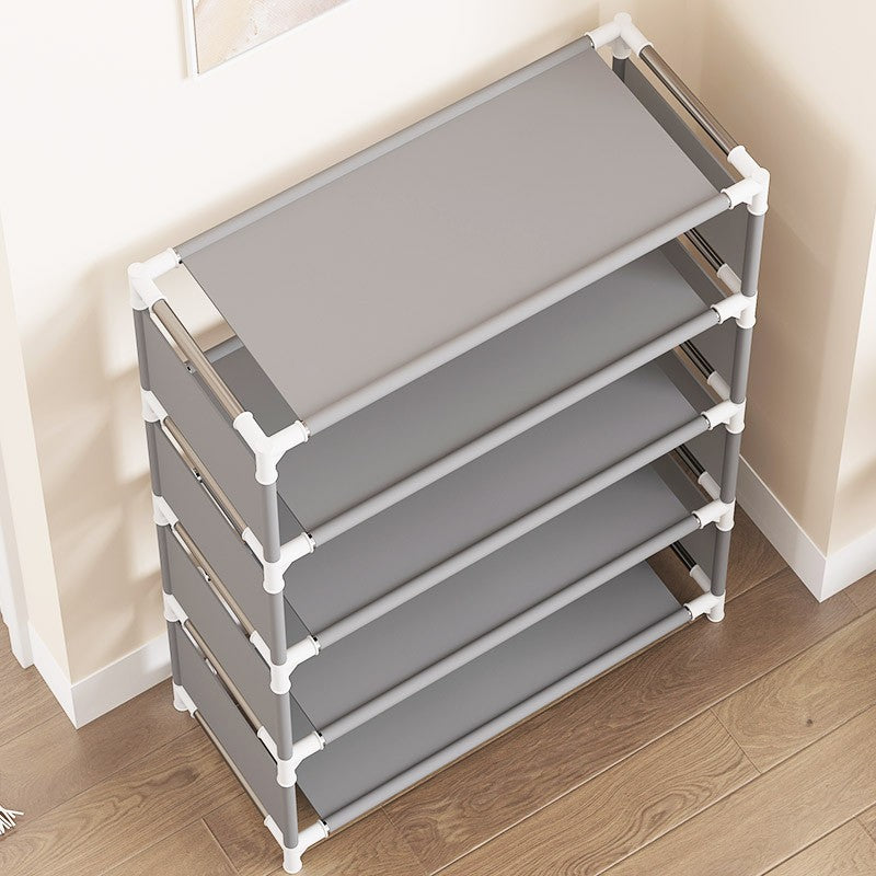 Simple shoe cabinet storage handy gadget space-saving shoe rack for home door economical bedroom student narrow large capacity