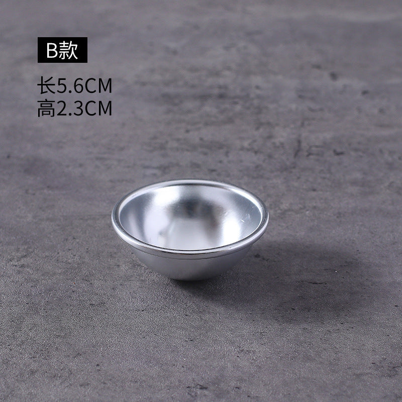 Snow mei niang mold bath salt ball shallow semi-circular mold glutinous rice glutinous pudding mold mousse cake mold snow mei niang tool