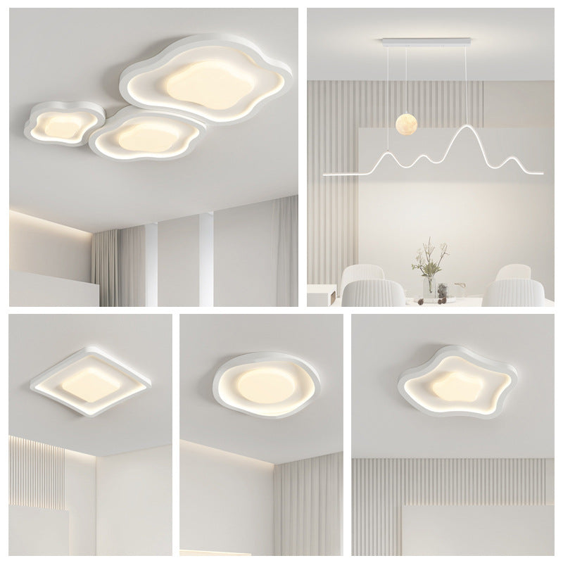 LED eye protection full spectrum cream wind living room dining room bedroom cloud ceiling light whole house smart lighting package