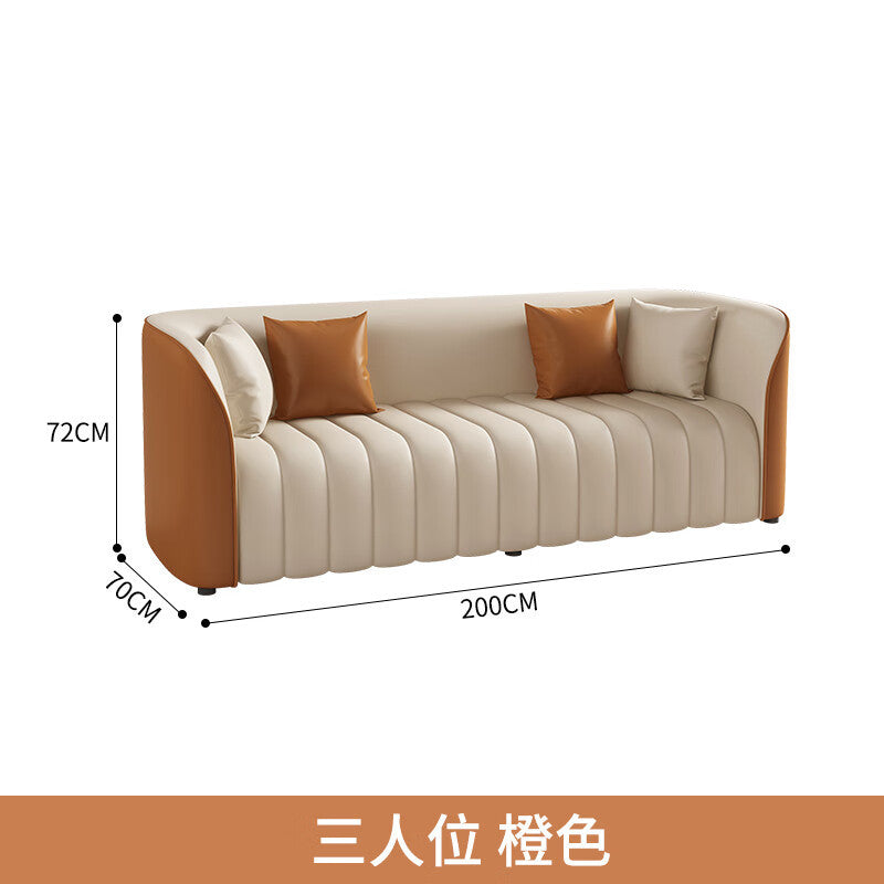 Saint-ly minimalist light luxury hotel lobby sofa set - lounge area, office reception area, meeting & negotiation space