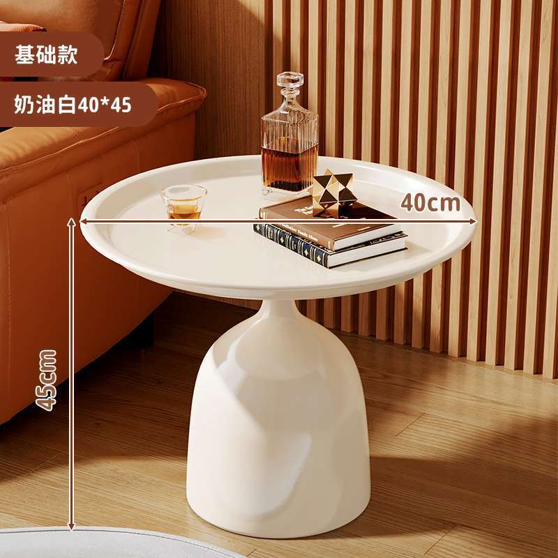 Coffee table living room for home creative sofa side table accessible luxurysense of design iron small apartment round table bedside table replacement
