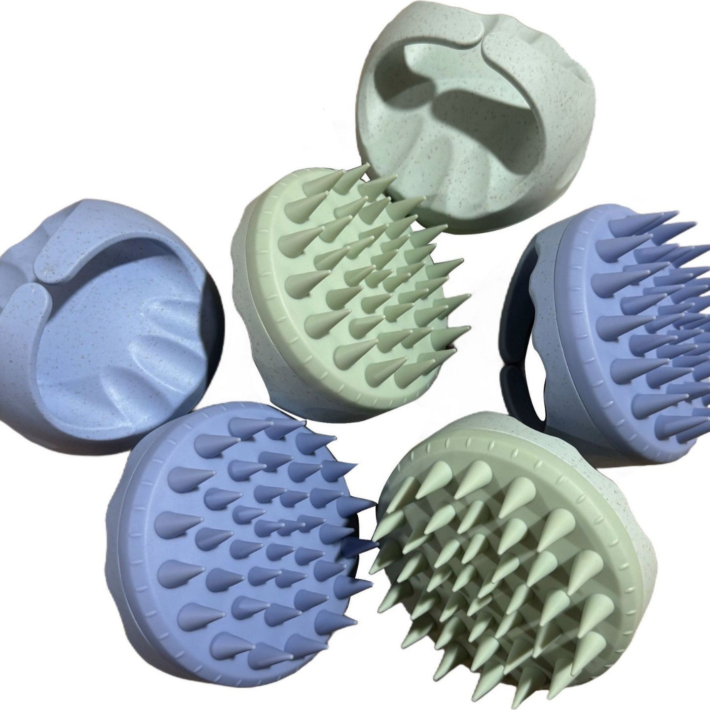 Color Silicone Shampoo Brush Massage Brush Shampoo Artifact Head Massage Comb Hair Grabber Household Silicone Shampoo Brush