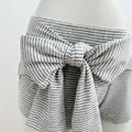 E2 - in stock - 95285#  us & europe hot girl low-rise striped bow casual summer women's shorts
