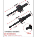 Woodworking hole opener kit connecting rod center drill bit expansion slot post fixing gasket