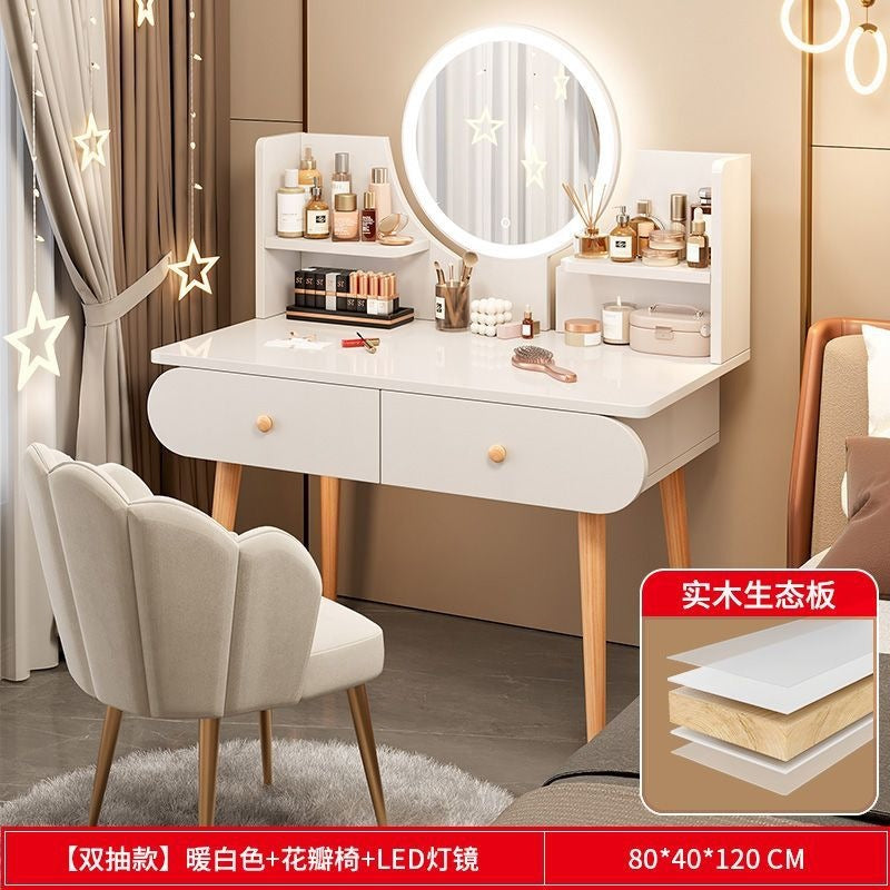 Vanity table bedroom simple modern small makeup cabinet all-in-one small apartment new arrival makeup table makeup table