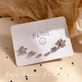 Exquisite, dazzling star earrings for women, featuring full cubic zirconia. these understated yet luxurious stud earrings are perfect for everyday wear, commuting, and effortlessly complement any outfit