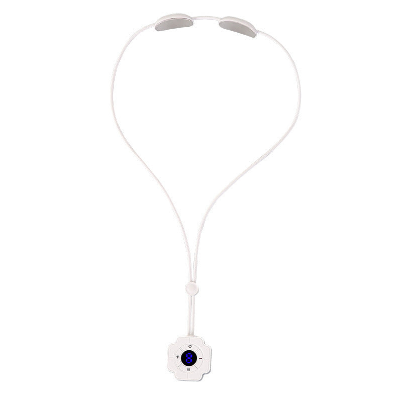 Pendant massager, hanging neck cervical massager, shoulder and neck hot compress hanging electric pulse neck protector, portable hanging neck massage