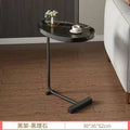Influencer-approved bedside storage shelf, small round table, simple home sofa side table, coffee table, bedside cabinet, modern minimalist bedroom