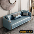 Sofa small apartment rental house living room simple modern apartment popular double slot three slot technology cloth small sofa