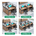 Saint li office desk and chair set - financial desk, partitioned workstation, employee computer desk, office desk