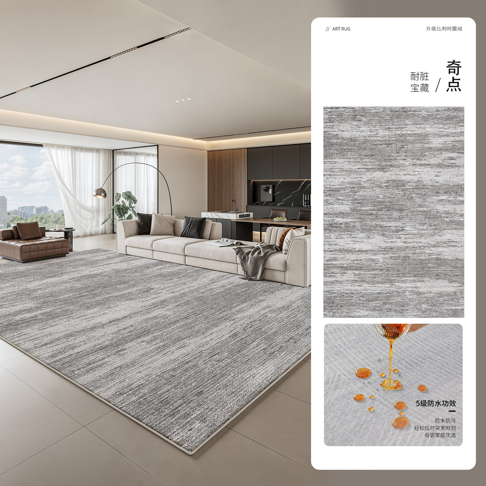 Carpet living room 2026 new italian high-end no-wash and wipeable sofa cushion minimalist bedroom large area full carpet