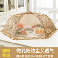 Foldable food cover - round, multi-purpose tabletop protector for home use - dustproof, mosquito & fly repellent - food storage & organization essential