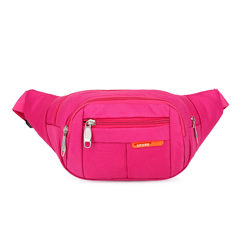 New niche men's messenger bag fashion spring and summer multi-functional breast bag fitness outdoor sports mobile phone fanny pack women