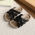 Boys' cork sandals - new summer open-toe kids' shoes - indoor/outdoor soft sole sandals - big & tall boys' flip-flops