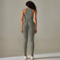 fashion seamless peach solid color tight high elastic vest yoga suit sports fitness yoga suit two-piece set