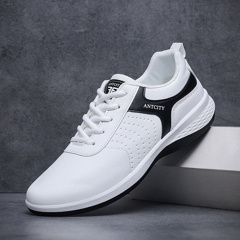 New men's handmade stitching casual shoes - trendy, versatile skate shoes - korean style fashion sneakers