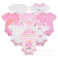 Source factory fashion cross-border personalized classic triangle khaki infant and toddler outing clothes cute pure cotton men's and women's baby