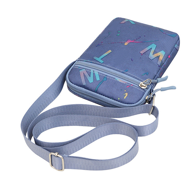 Fashion bronzing letter new shoulder bag women's lightweight and versatile Korean version messenger bag portable commuter mobile phone small square bag