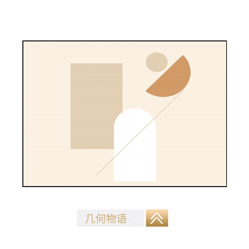 Modern simple meter box decorative painting Morandi small fresh blocking distribution box hanging painting weak electric box cover wall painting