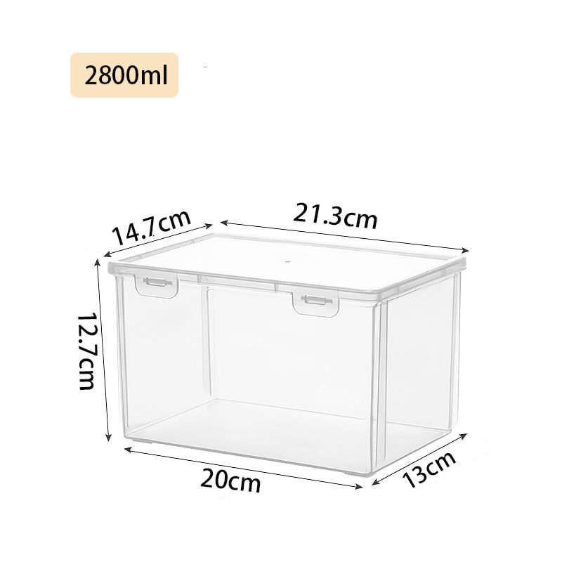 Kitchen Refrigerator Storage Box Food Grade Transparent Egg Storage Box Fruit and Vegetable Fruit Fresh-keeping Box Dumpling Freezing Box