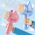 Bestselling 23-hole angel bubble machine electric gatling bubble gun - boxed set for kids, night market stalls, and wholesale