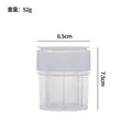 Four-in-one seasoning bottle kitchen sealed transparent flip-top multi-compartment for home seasoning jar portable outdoor barbecue storage box