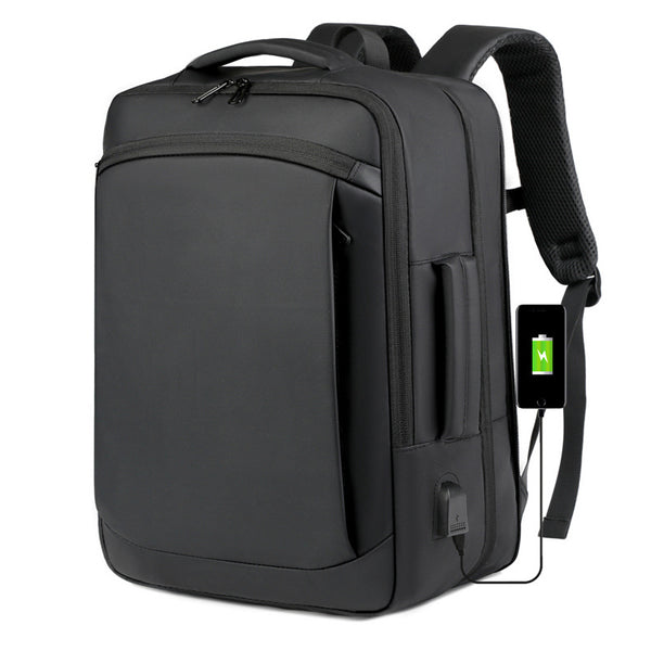 Cross-border new men's backpack trendy fashion multi-functional travel bag anti-splashing business leisure computer backpack
