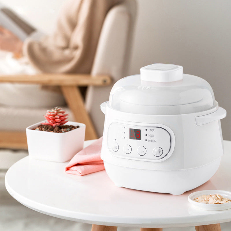 Electric stew pot fully automatic for home ceramic multi-function water-proof stew bird's nest soup pot health-preserving electric stew pot casserole dropshipping