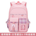 New lightweight school backpack for elementary school students - perfect for girls in grades 1-6. designed for children's spinal protection and reduced burden