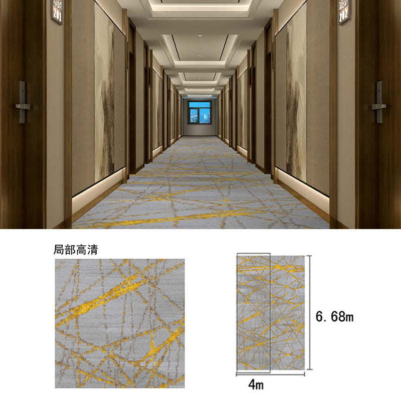 Haima 800g nylon carpet b1 hotel corridor banquet hall box club whole patchwork carpet carpet