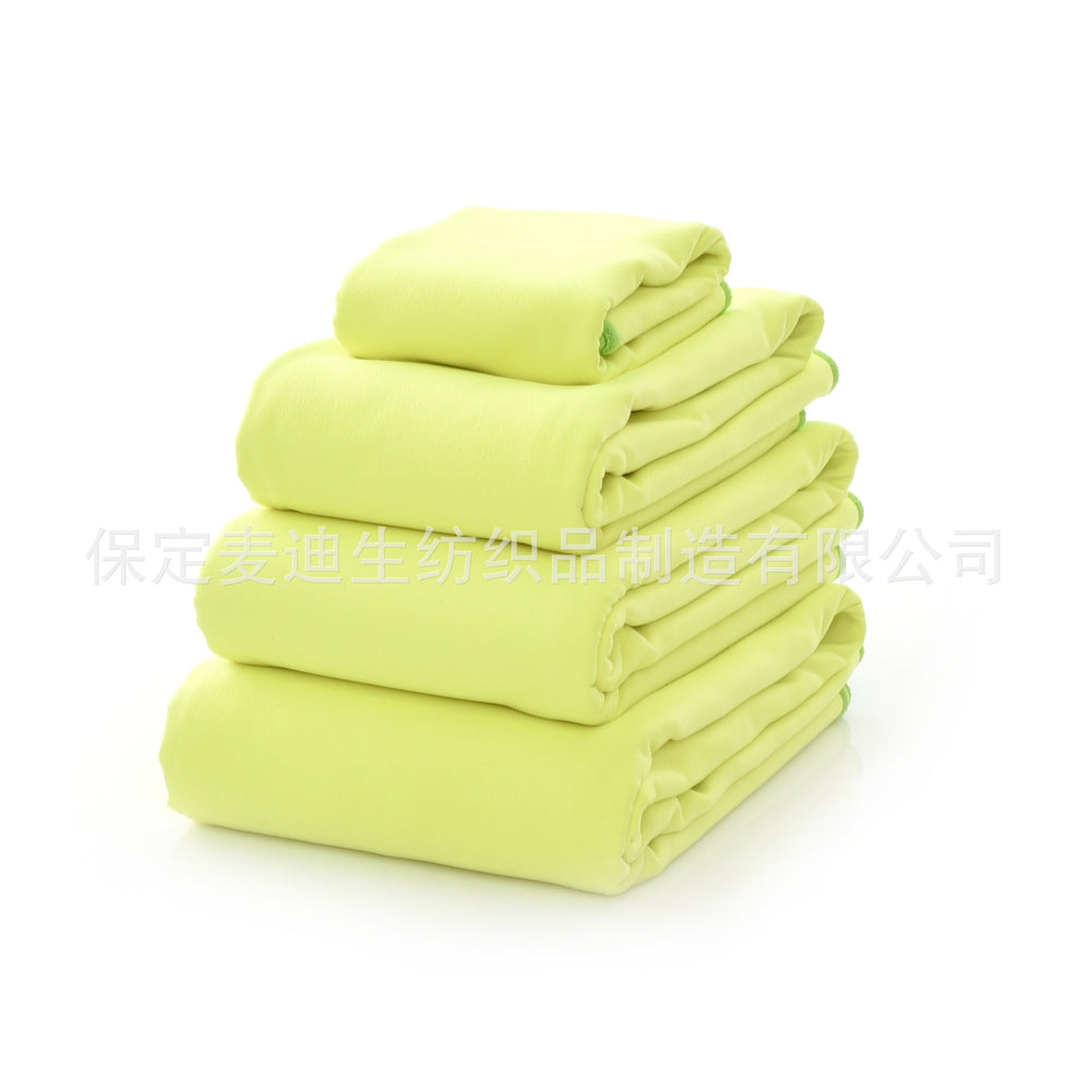 Factory direct quick-dry beach towels with embroidered logos, printed advertising logos, sand-free bath towels, soft, absorbent, and lint-free
