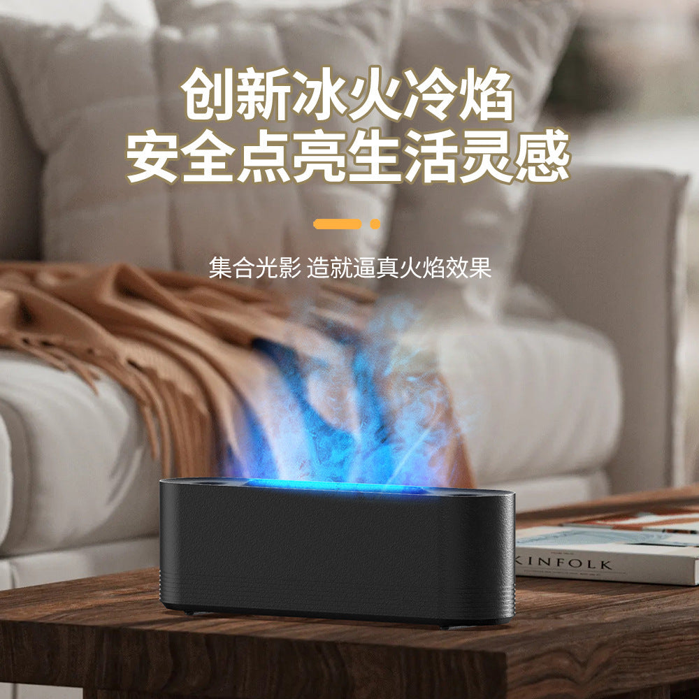 Smoke ring flame aromatherapy machine fragrance machine for home bedroom desktop diffuser large fog volume humidifier scandinavian style