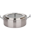 Three-layer steel pot body stew pot set soup pot set fire pot set buffet dry 304 stainless steel soup pot