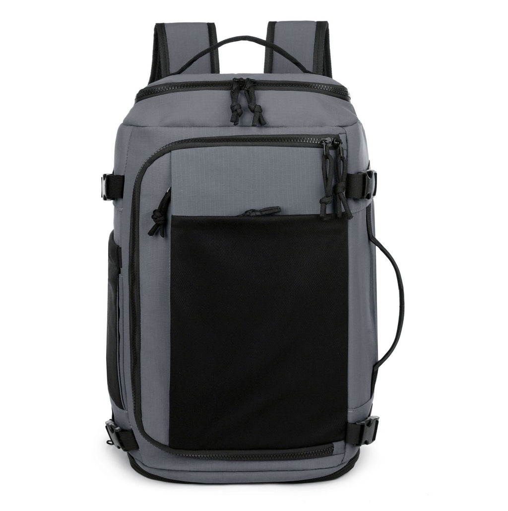 Large capacity travel backpack new outdoor independent shoe compartment camping mountaineering bag dry and wet separation portable fishing bag